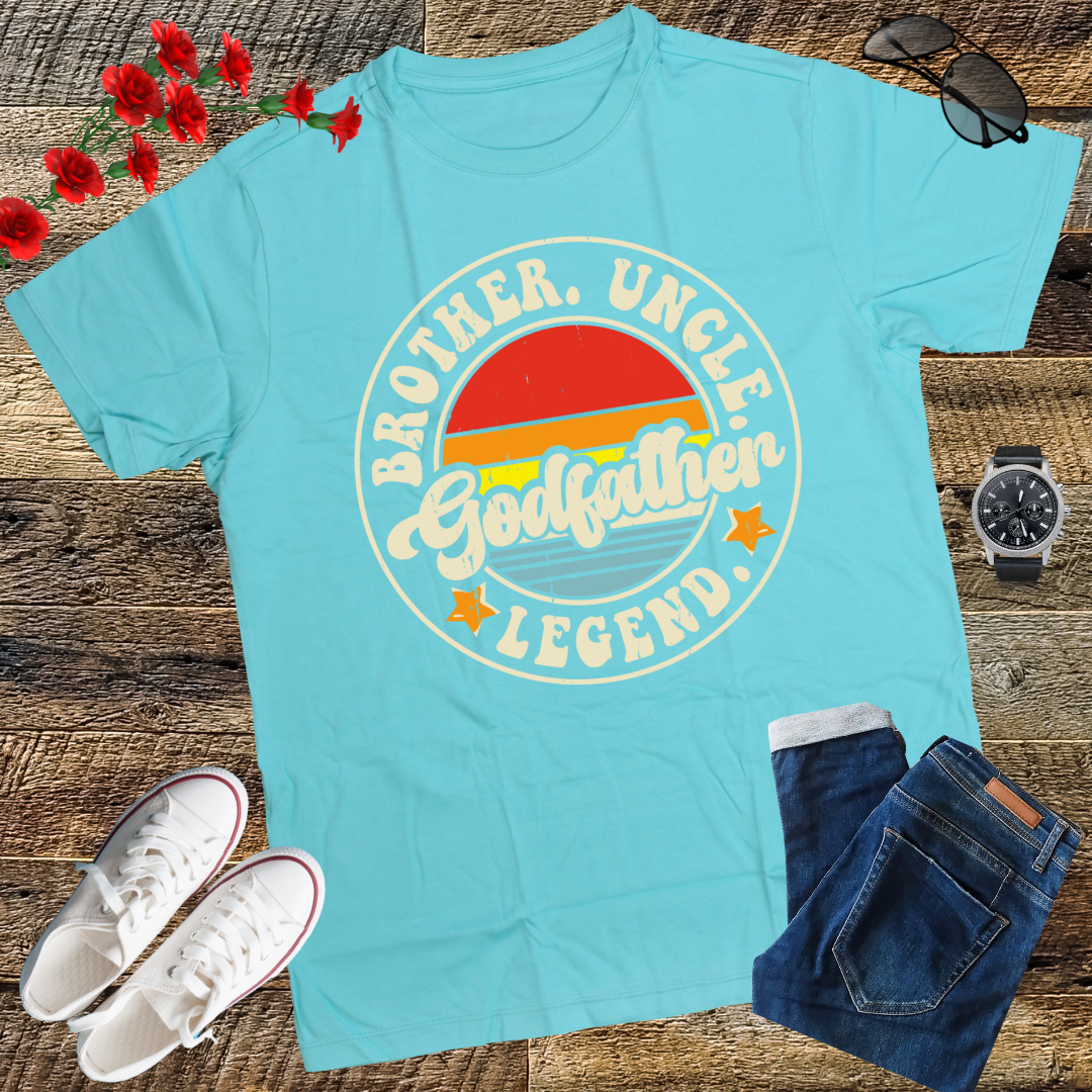 Brother Uncle Godfather Legend Fun Best Funny Uncle T-Shirt