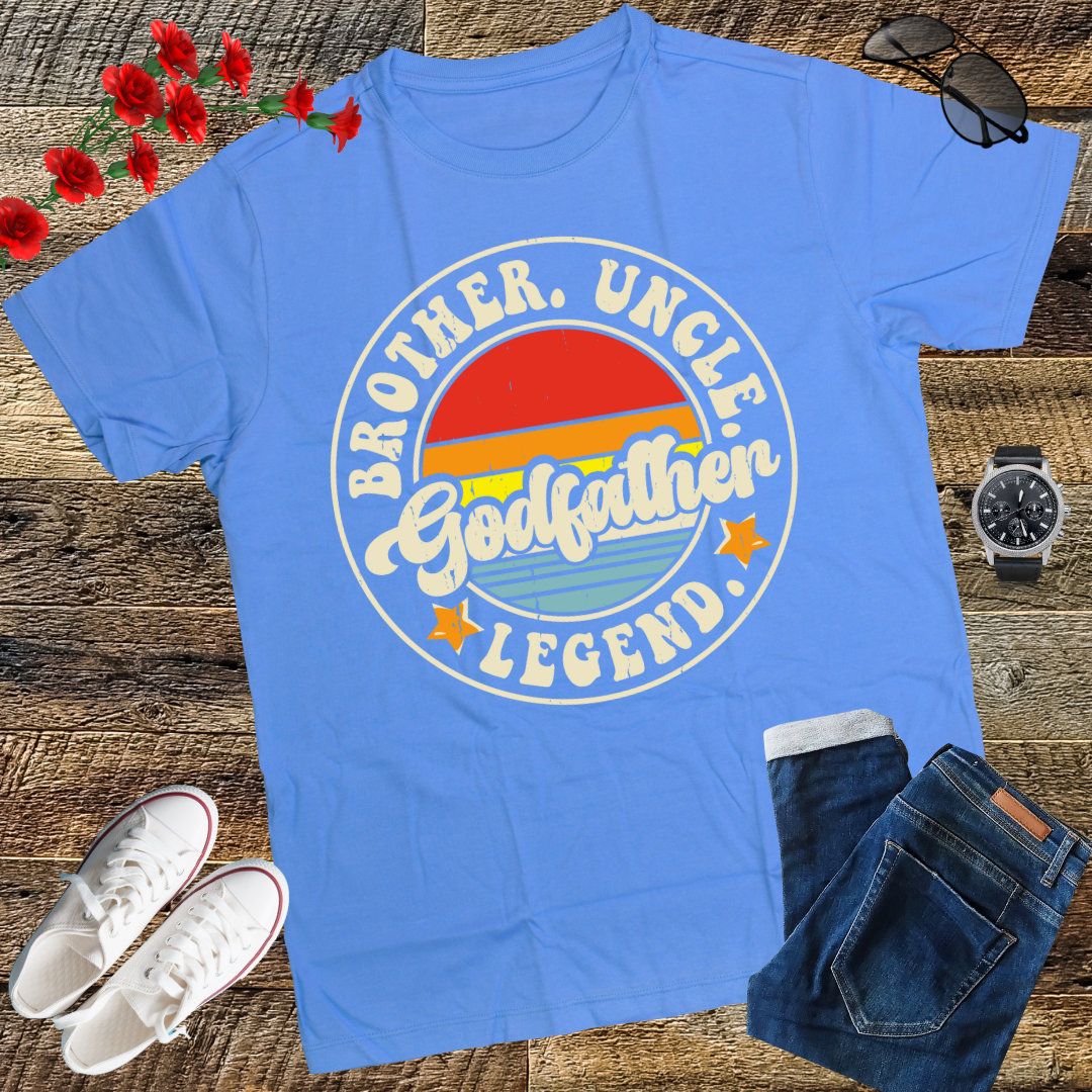 Brother Uncle Godfather Legend Fun Best Funny Uncle T-Shirt