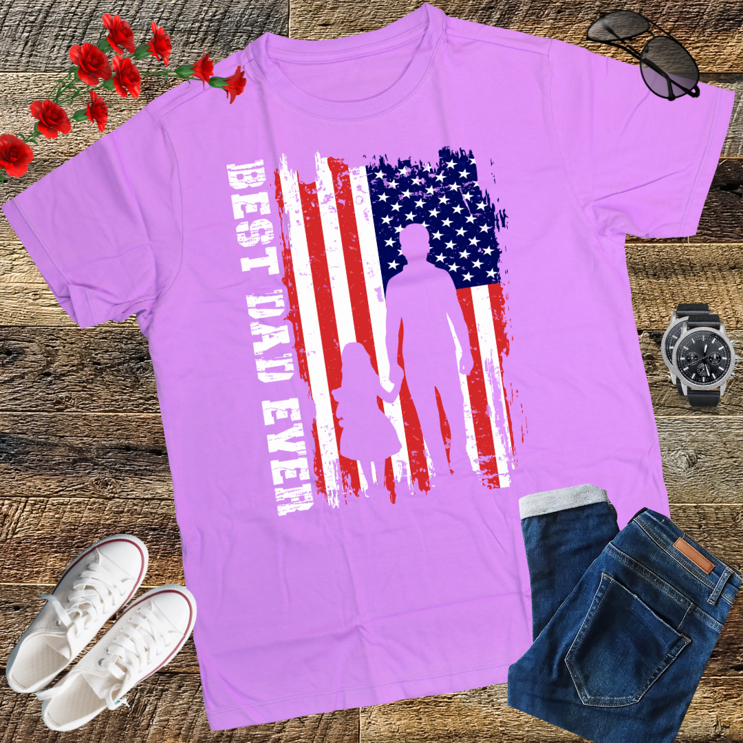 Feelin Good Tees Best Dad Ever Gift for Dad from Daughter Son Mens T Shirt