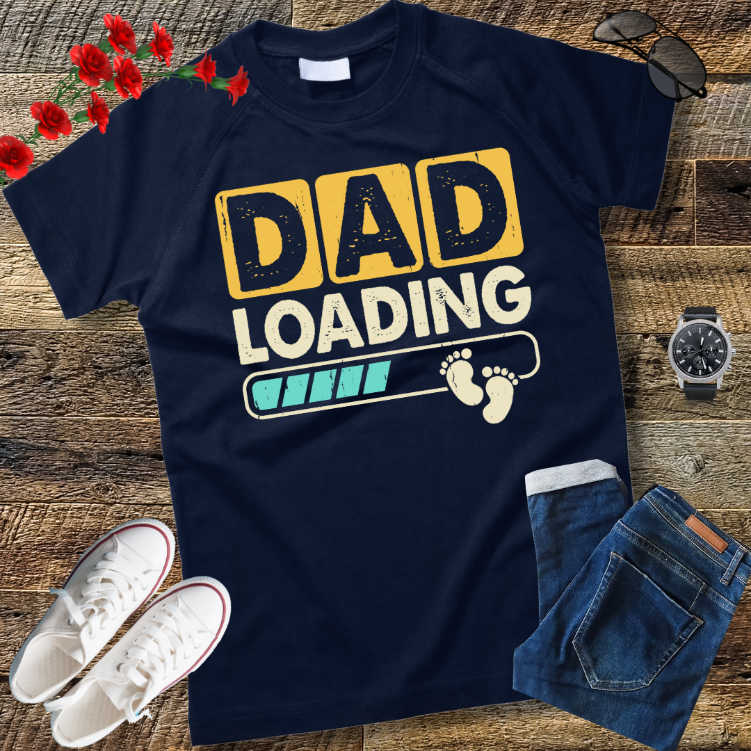 Dad loading bar new daddy T-Shirt