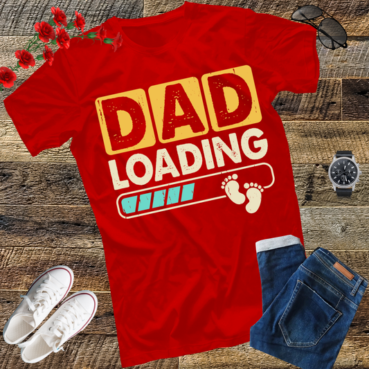 Dad loading bar new daddy T-Shirt