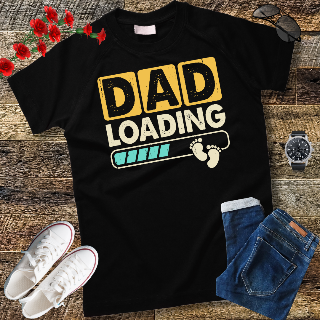 Dad loading bar new daddy T-Shirt
