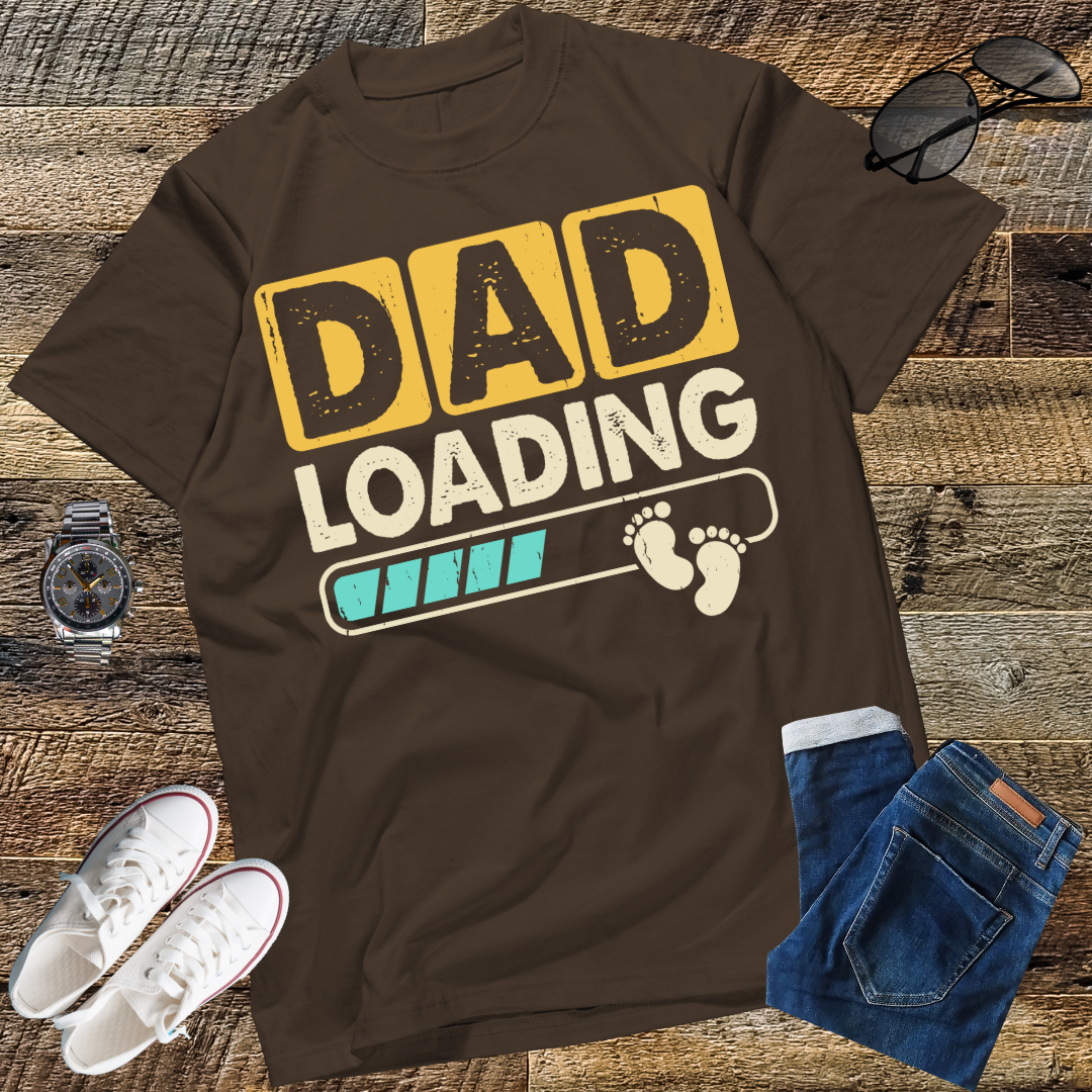 Dad loading bar new daddy T-Shirt