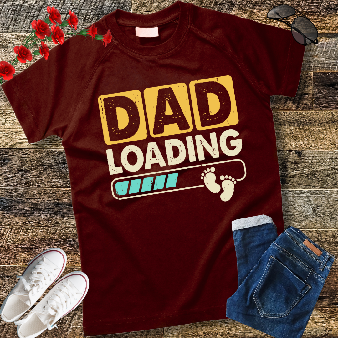 Dad loading bar new daddy T-Shirt