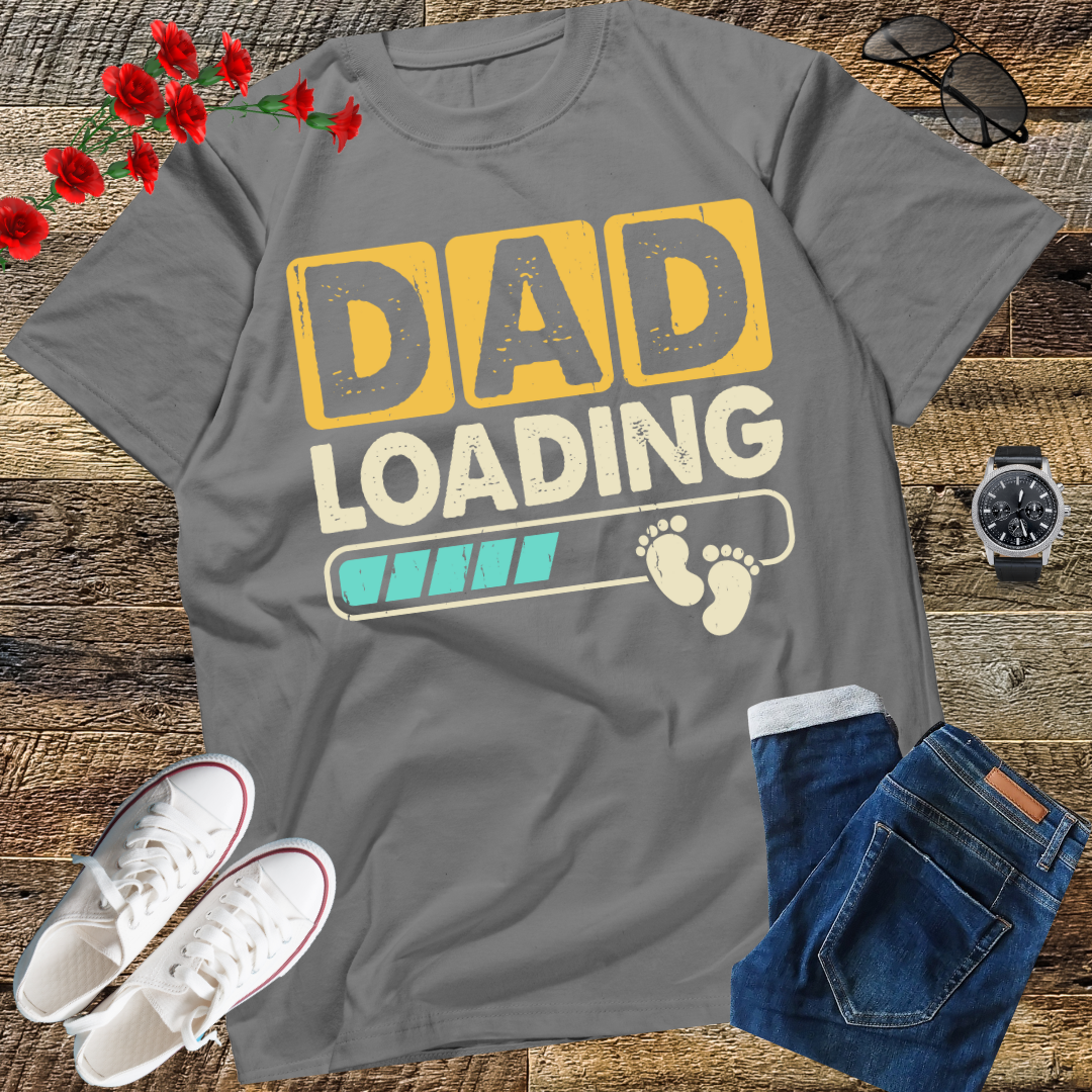 Dad loading bar new daddy T-Shirt