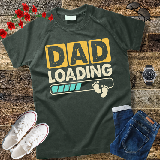 Dad loading bar new daddy T-Shirt