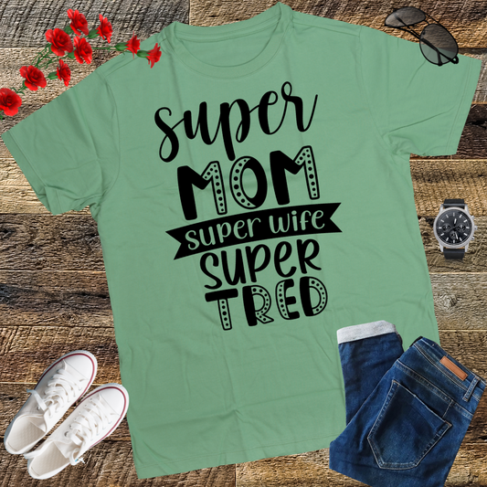 Crazy Dog Womens Funny Mom T Shirts Novelty Sports and Sarcastic Motherhood Tees for Amazing Moms