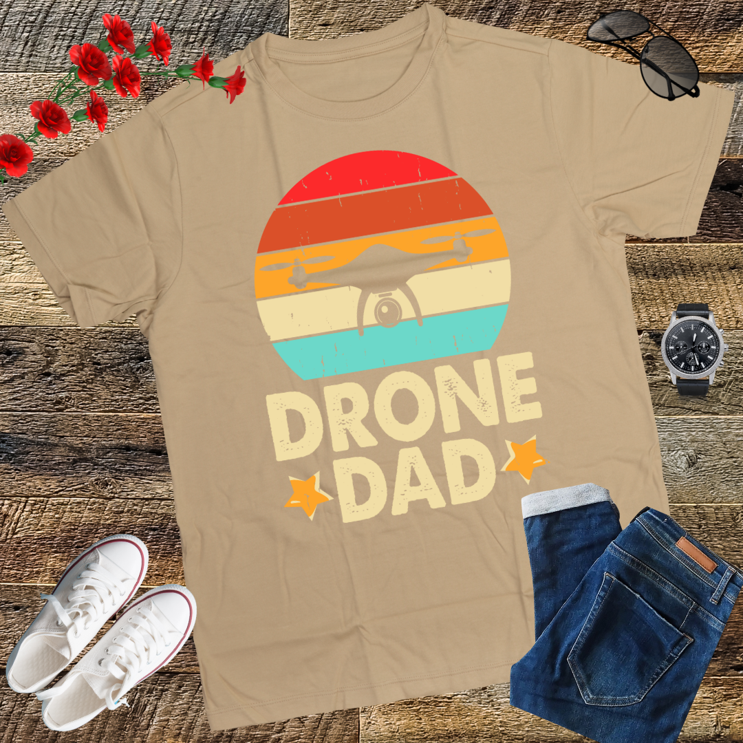Drone Dad Drone For Adults Quadcopter Father's Day T-Shirt
