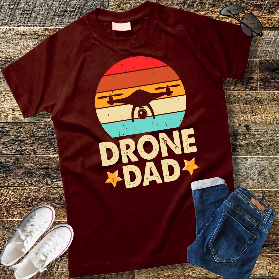 Drone Dad Drone For Adults Quadcopter Father's Day T-Shirt
