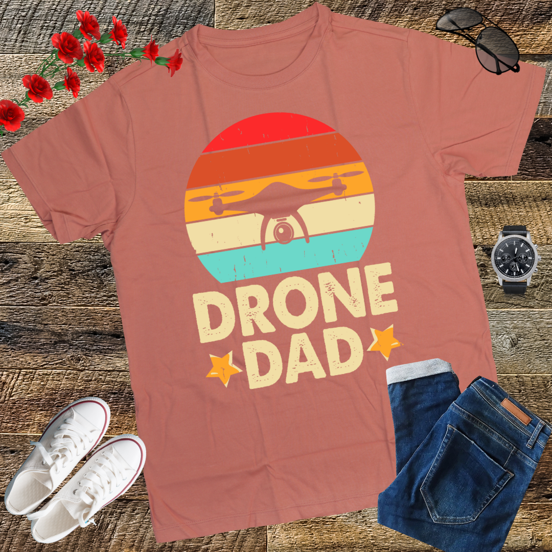 Drone Dad Drone For Adults Quadcopter Father's Day T-Shirt