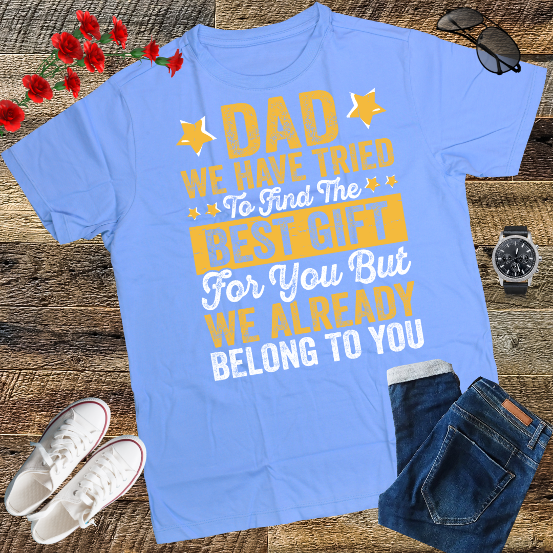 I Keep All My Dad Jokes In A Dad-A-Base Shirt Fathers Day T-Shirt