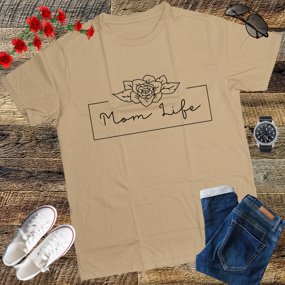 Mom life LOOKFACE Women Funny Graphic T Shirt Cute Short Sleeve Tees Tops