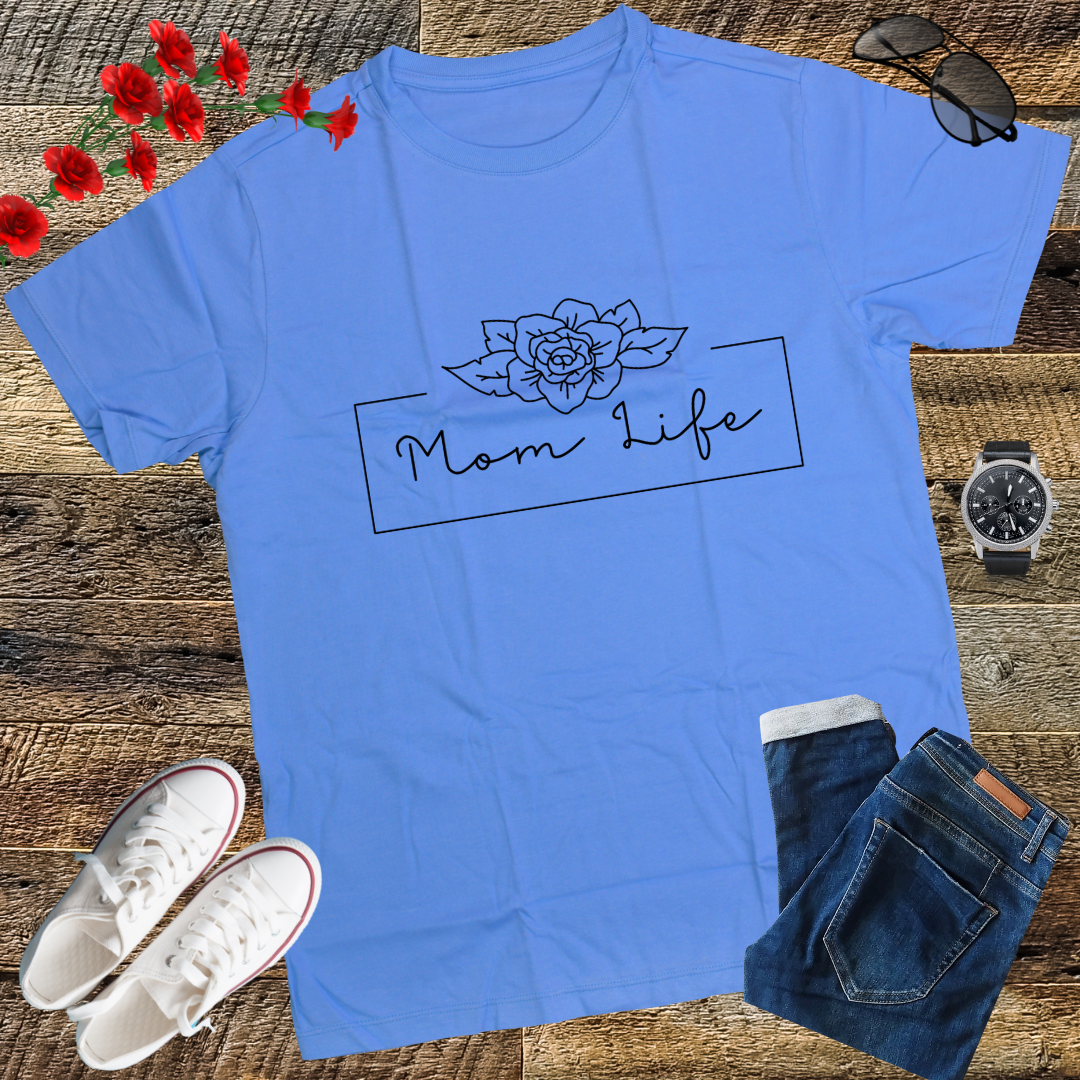 Mom life LOOKFACE Women Funny Graphic T Shirt Cute Short Sleeve Tees Tops