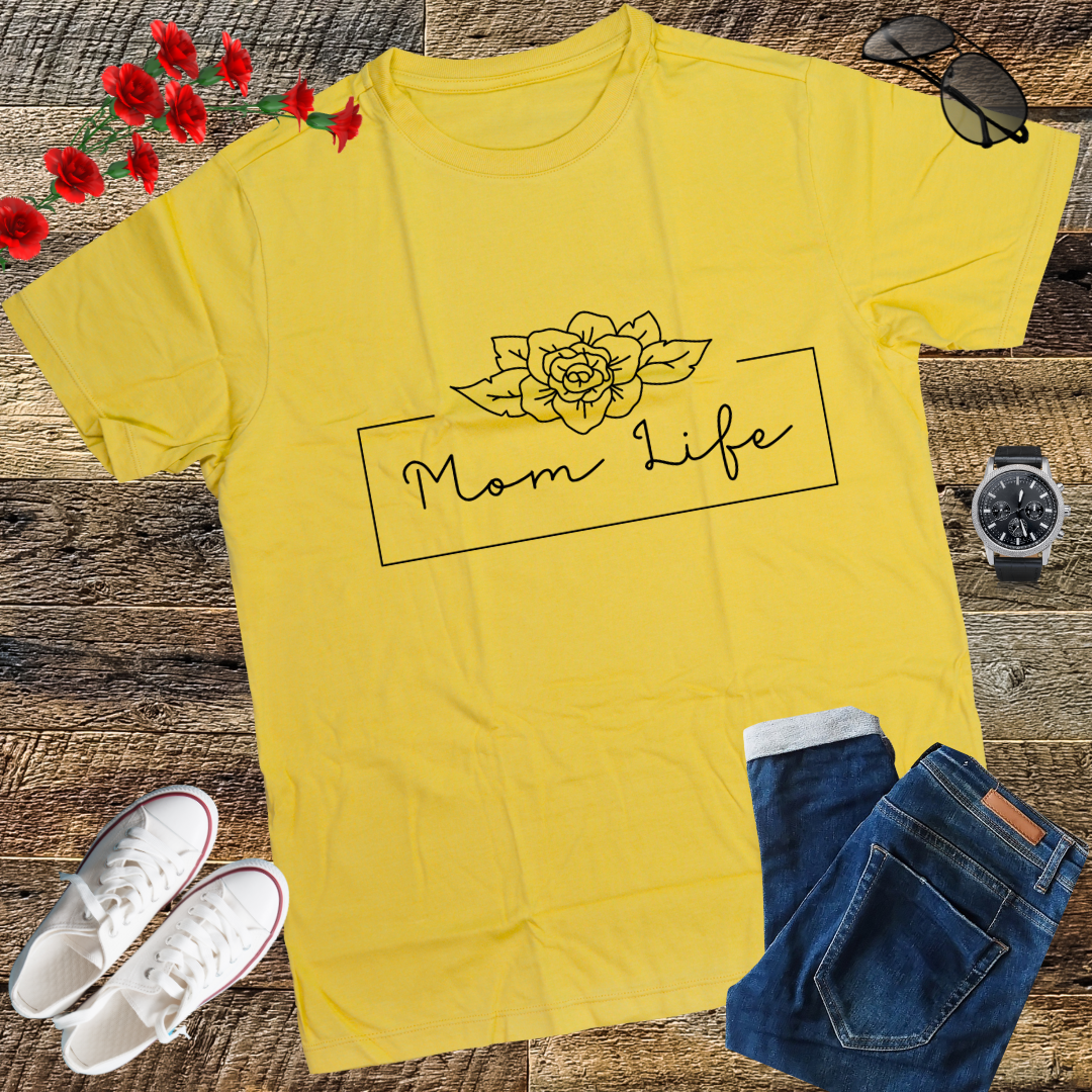 Mom life LOOKFACE Women Funny Graphic T Shirt Cute Short Sleeve Tees Tops