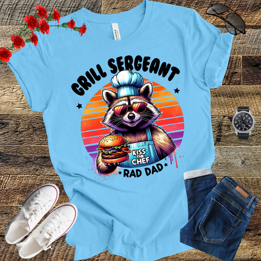 Grill sergeant kiss the chef "Rad Dad" T Shirt