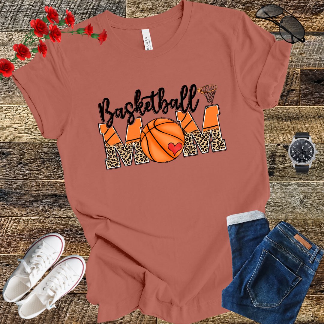 basket Ball mom  T Shirt