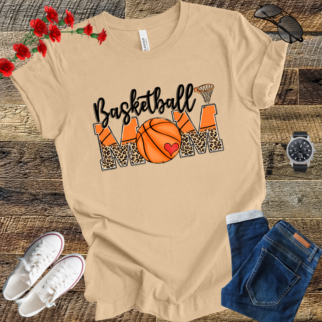 basket Ball mom  T Shirt