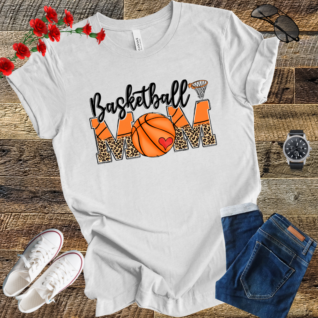 basket Ball mom  T Shirt