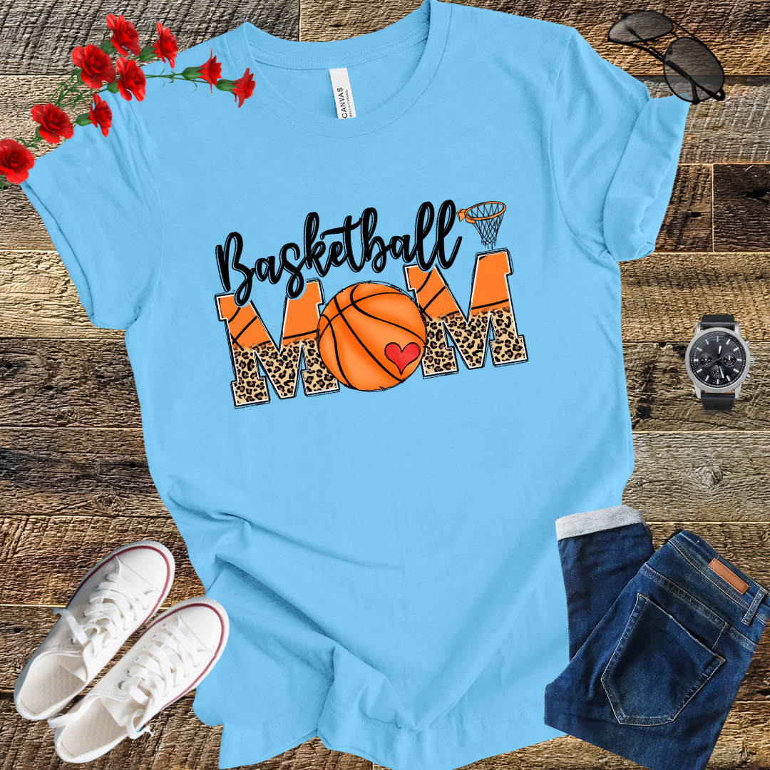 basket Ball mom  T Shirt