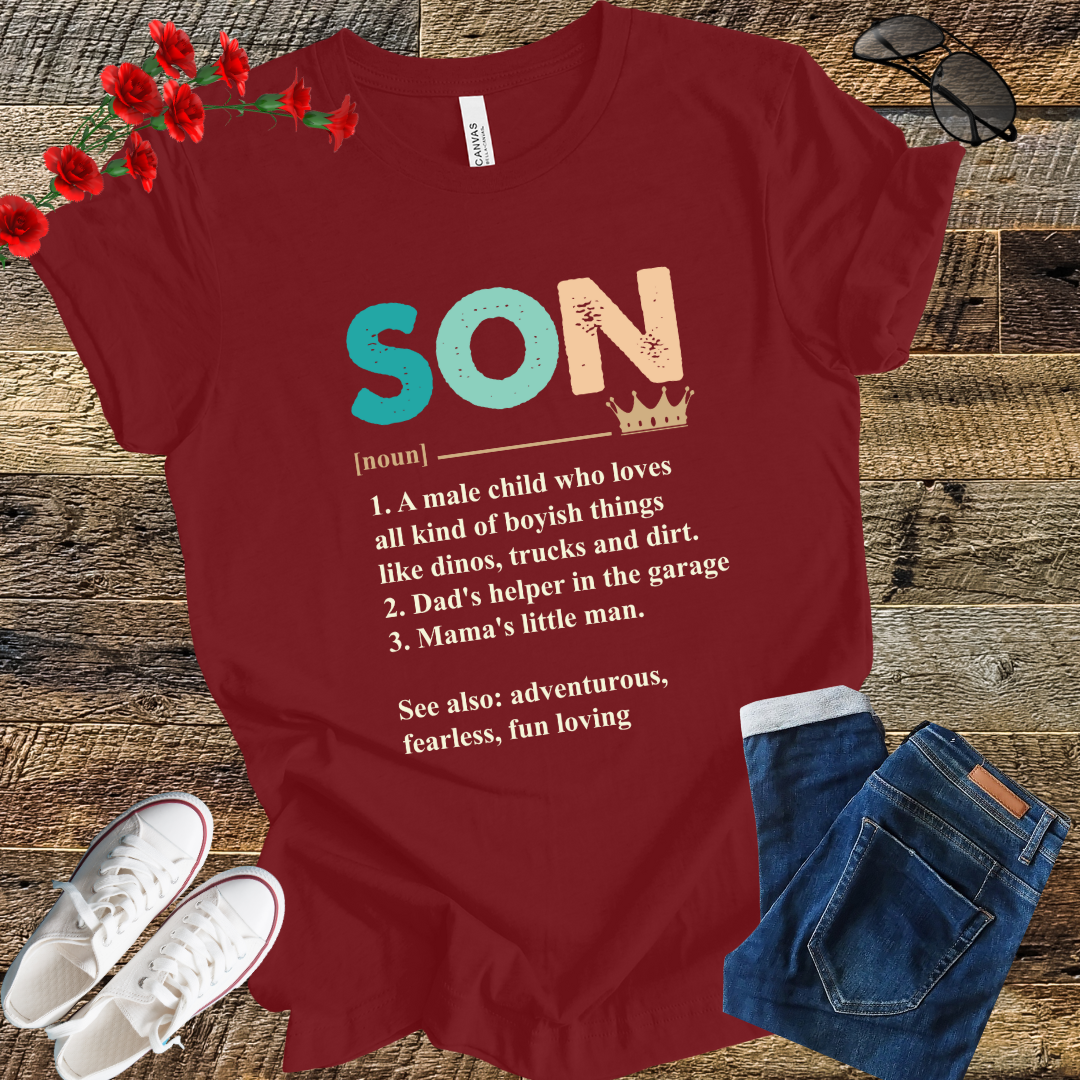 Son Definition Funny Father's Day T Shirt