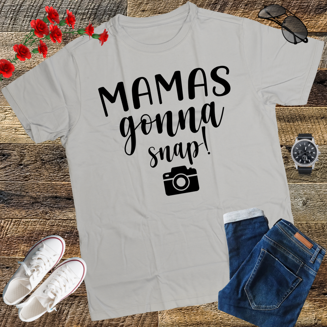 Mamas Gonna Snap Shirt Mom Photographer Camera Gift Women T-Shirt