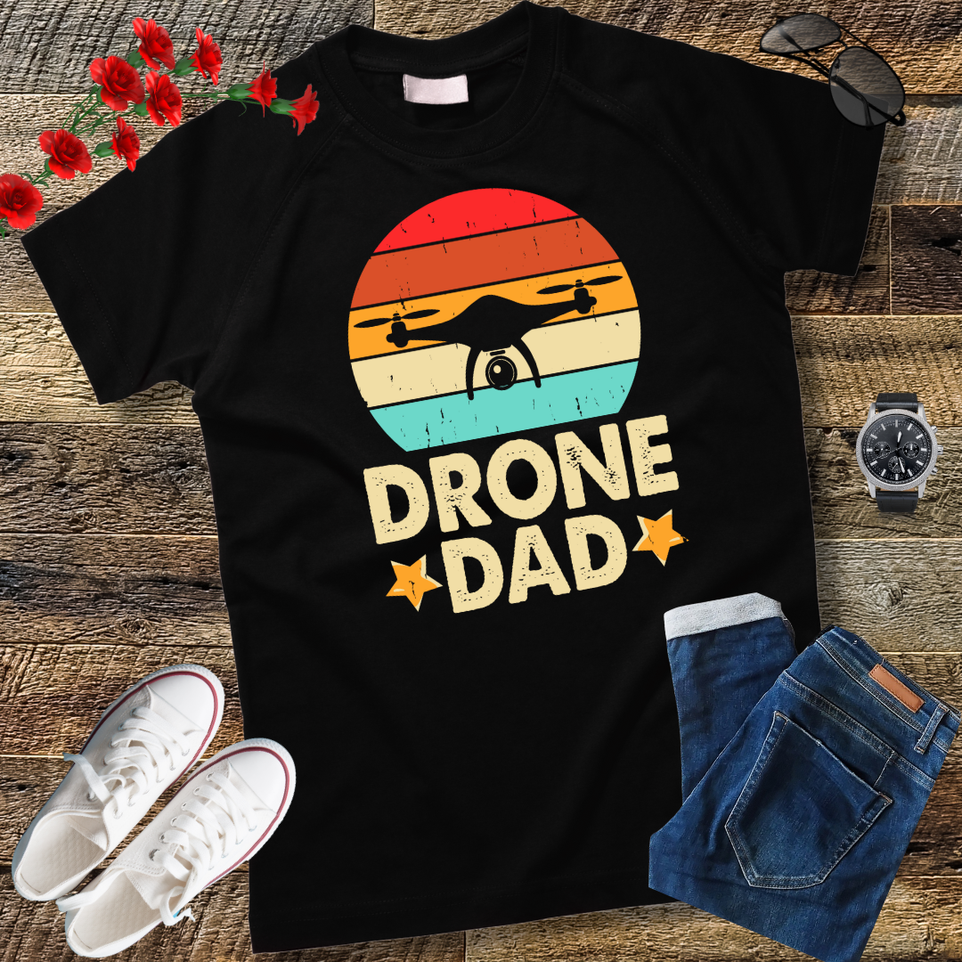 Drone Dad Drone For Adults Quadcopter Father's Day T-Shirt