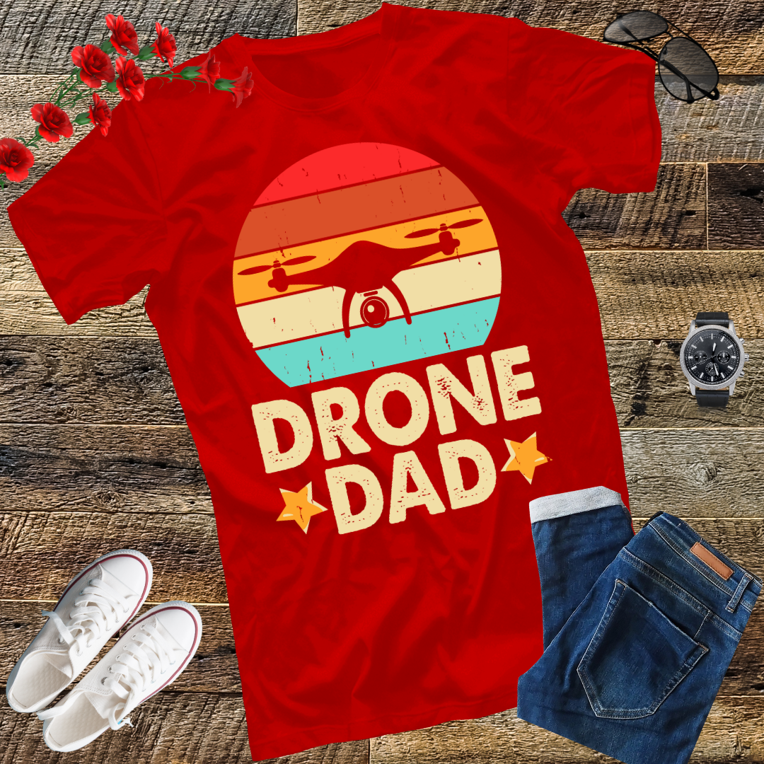 Drone Dad Drone For Adults Quadcopter Father's Day T-Shirt