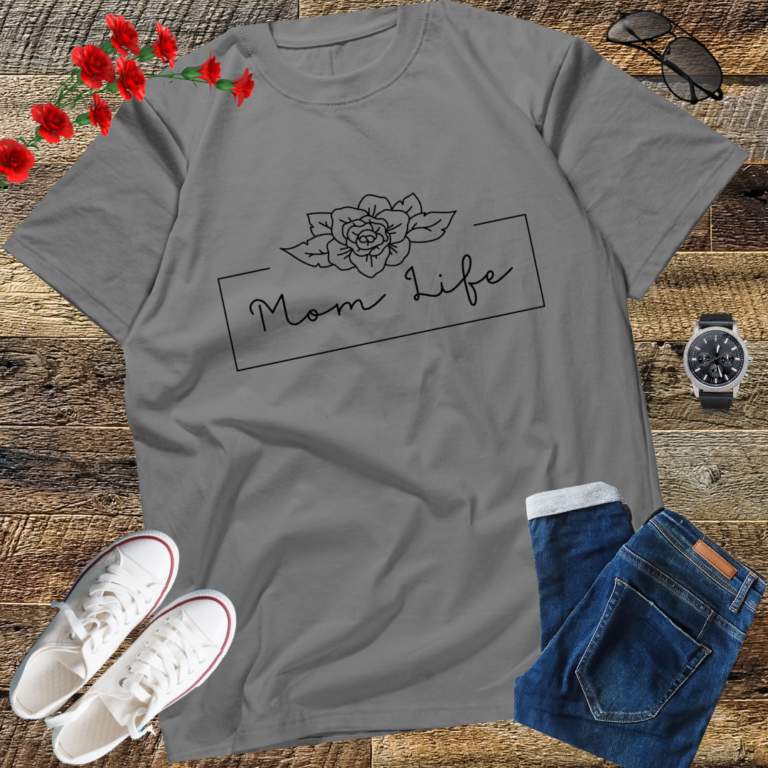 Mom life LOOKFACE Women Funny Graphic T Shirt Cute Short Sleeve Tees Tops