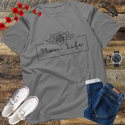 Mom life LOOKFACE Women Funny Graphic T Shirt Cute Short Sleeve Tees Tops