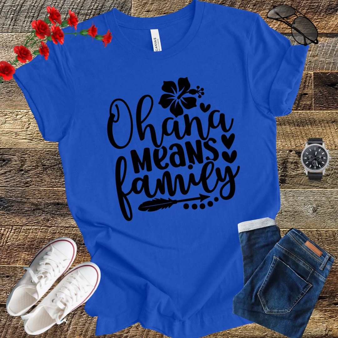Ohana Means Family T Shirt