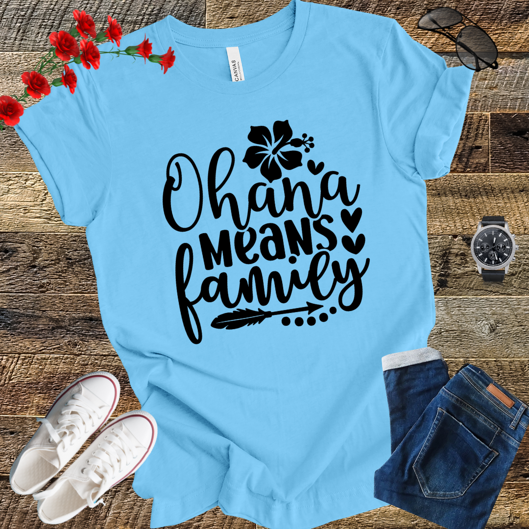 Ohana Means Family T Shirt
