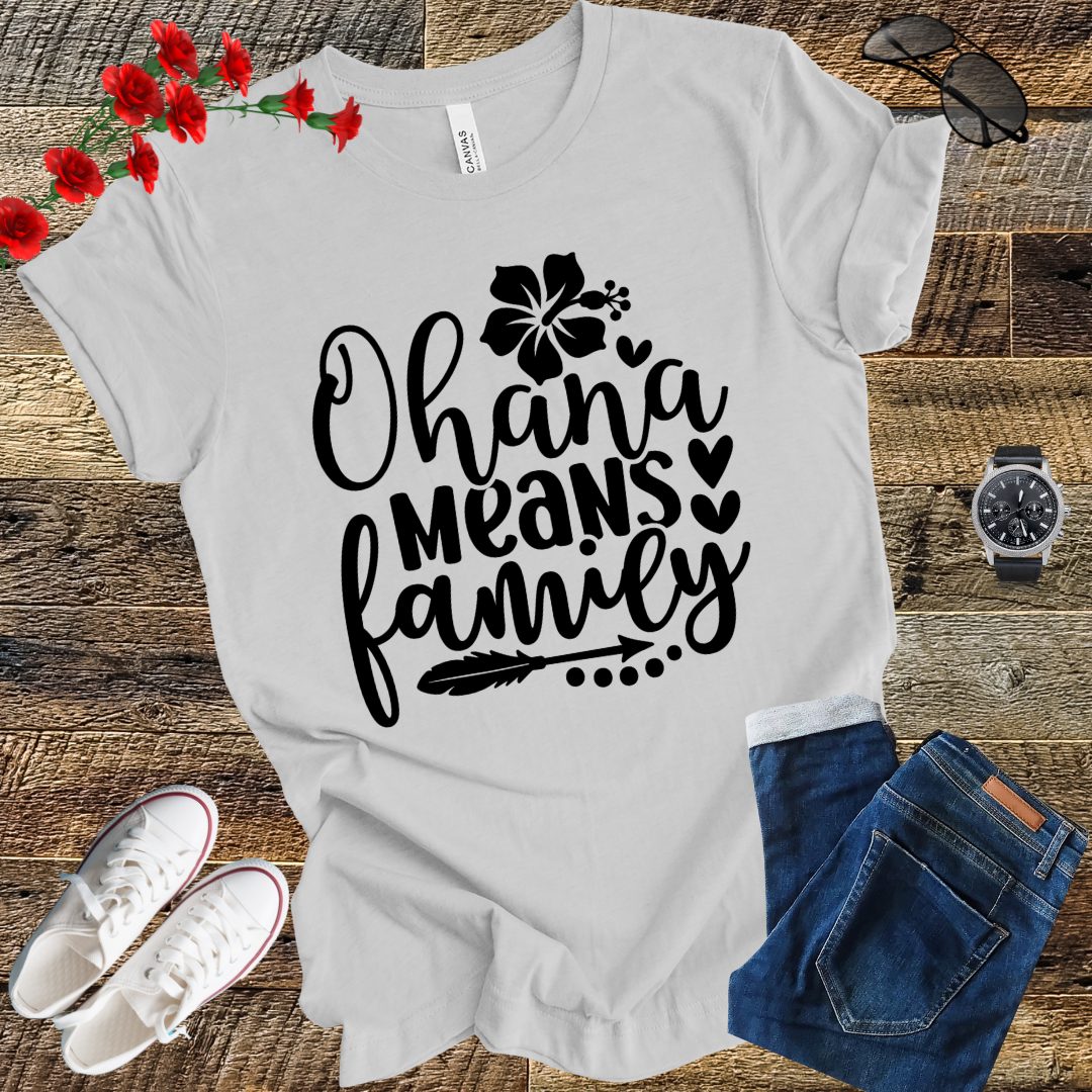 Ohana Means Family T Shirt