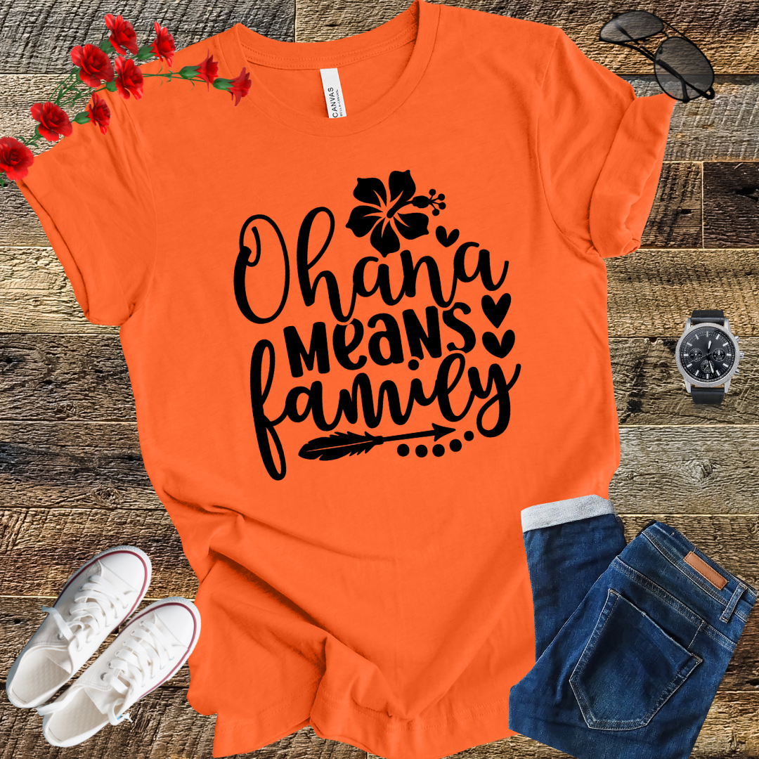 Ohana Means Family T Shirt