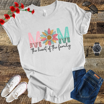 Mom the heart of the family T Shirt