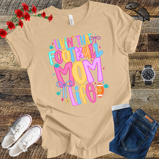 Livin that football mom life T Shirt