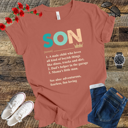 Son Definition Funny Father's Day T Shirt