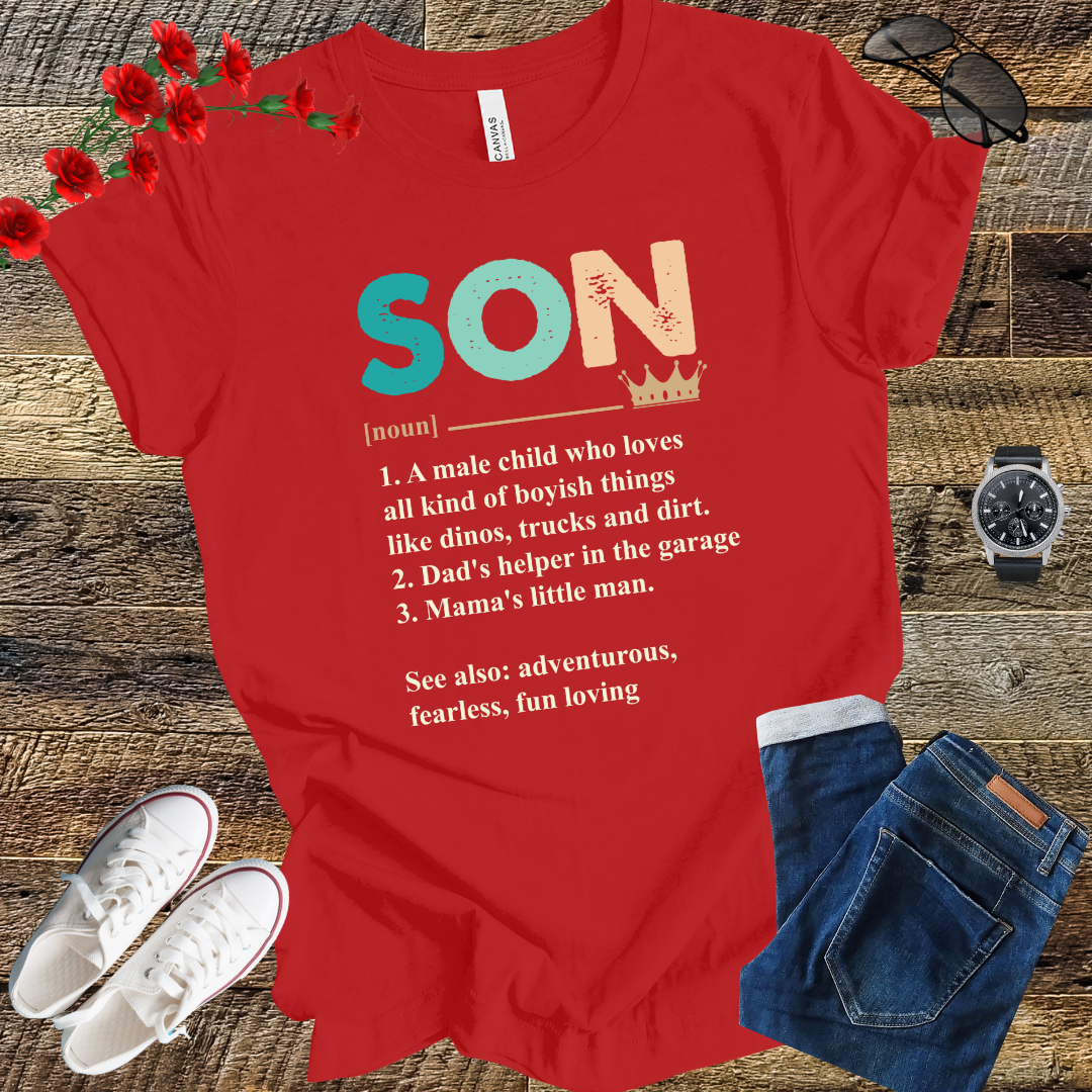 Son Definition Funny Father's Day T Shirt