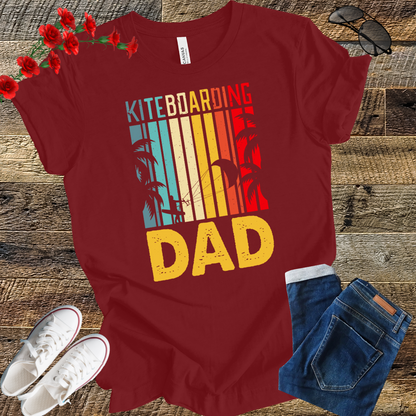 Kite Surfing - Kitesurf Kiteboarding Dad Kiteboard T-Shirt