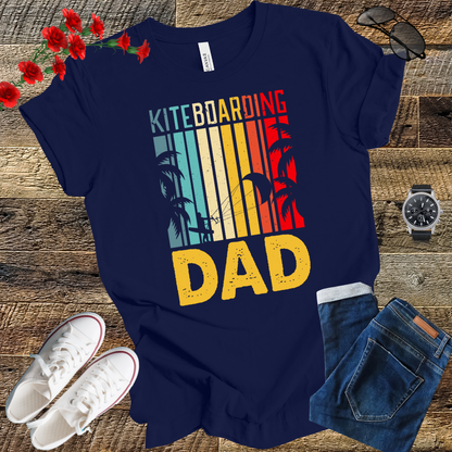 Kite Surfing - Kitesurf Kiteboarding Dad Kiteboard T-Shirt