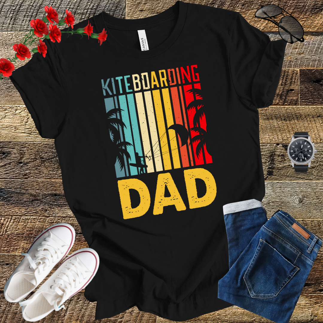 Kite Surfing - Kitesurf Kiteboarding Dad Kiteboard T-Shirt