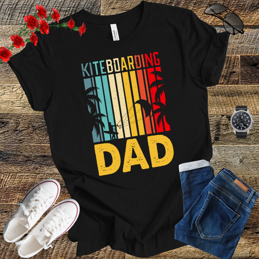 Kite Surfing - Kitesurf Kiteboarding Dad Kiteboard T-Shirt