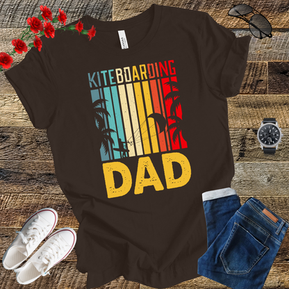 Kite Surfing - Kitesurf Kiteboarding Dad Kiteboard T-Shirt
